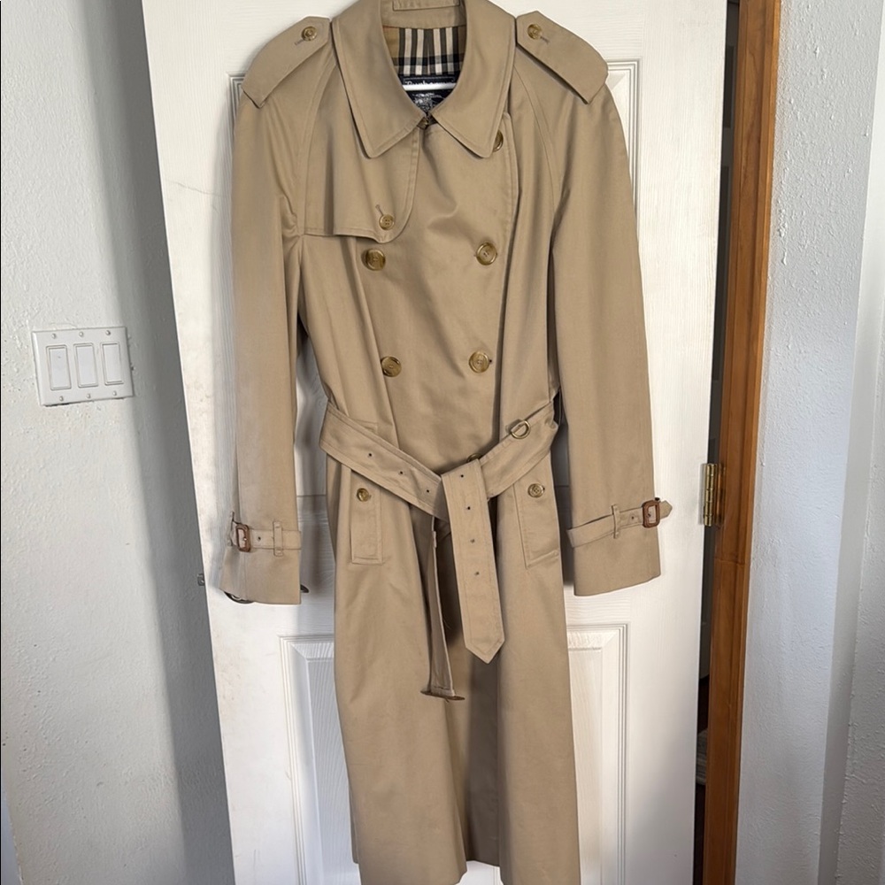 Burberry Tan Trench Coat